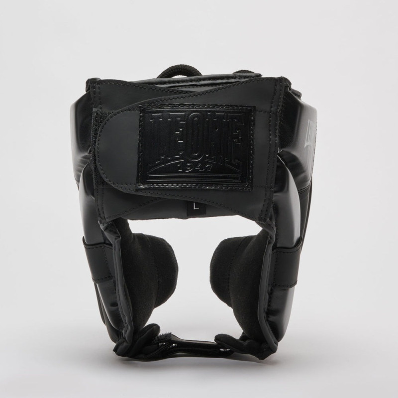 Боксерский шлем Leone CS435 BLACK Edition M (капа в комплекте)