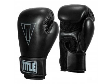 Боксерські рукавиці TITLE Boxing Vegan Gloves Black 12 oz
