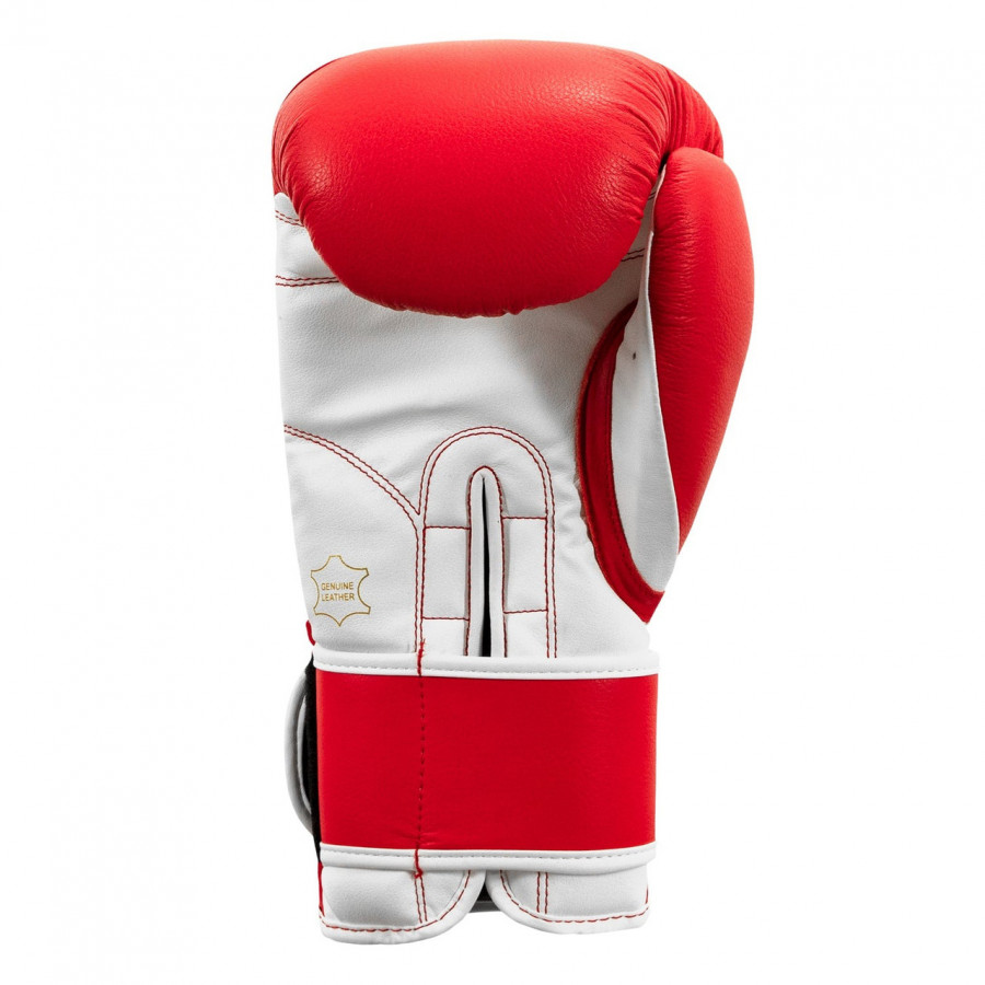 Боксерські рукавиці TITLE Boxing Pro Style Leather Gloves3.0 Red/White 16 oz