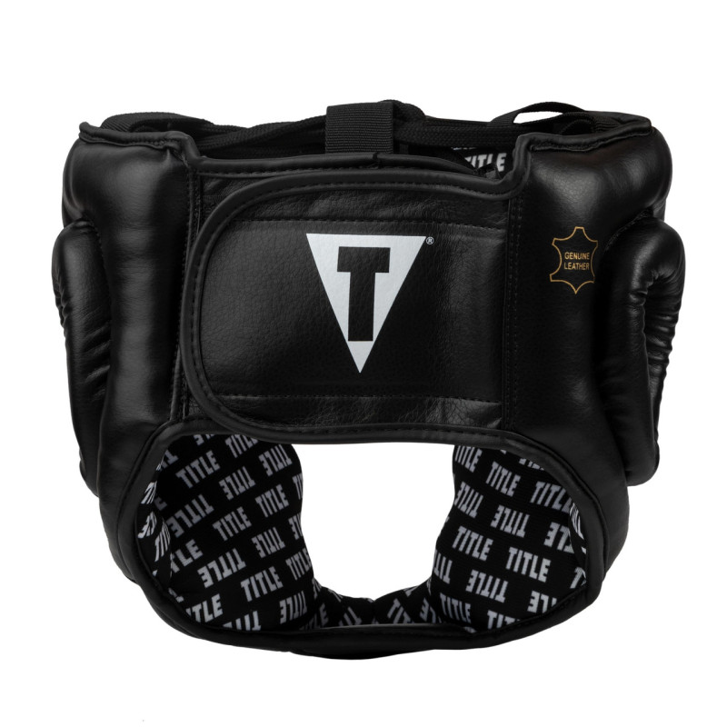 Боксерський шолом TITLE Classic Full Coverage Training Headgear 2.0 Black L