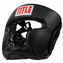 Боксерський шолом TITLE Classic Full Coverage Training Headgear 2.0 Black L