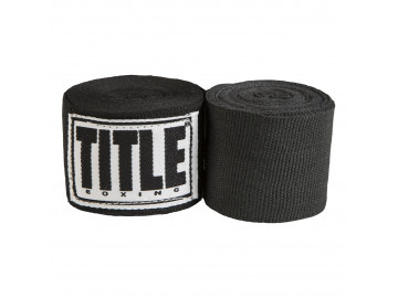 Бинти для боксу TITLE Boxing Select 180" Semi Elastic Mexican Black (4.5м.)