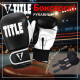 Боксерські рукавиці TITLE Boxing Dynamic Strike Black/White 16 oz (бинти 4м. в комплекті)