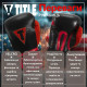 Боксерські рукавиці TITLE Boxing All Heart Bag Gloves 2.0 Black/Red 14 oz (бинти 4м. в комплекті)
