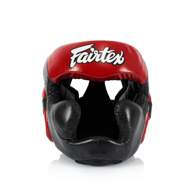 Боксерський шолом Fairtex HG13 Black/Red L
