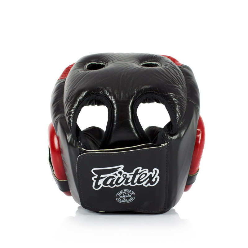 Боксерський шолом Fairtex HG13 Black/Red L