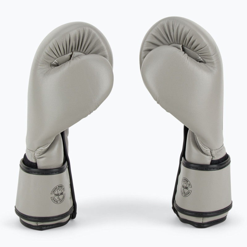 Боксерские перчатки Fairtex BGV14 Grey (бинты в комплекте), 12 унций, Микрофибра, Серый