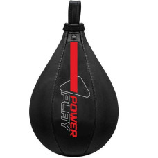 Пневмогруша боксерская PowerPlay 3061 Ultra Series, Диаметр 26 см, Полиуретан (PU), Черно-красный