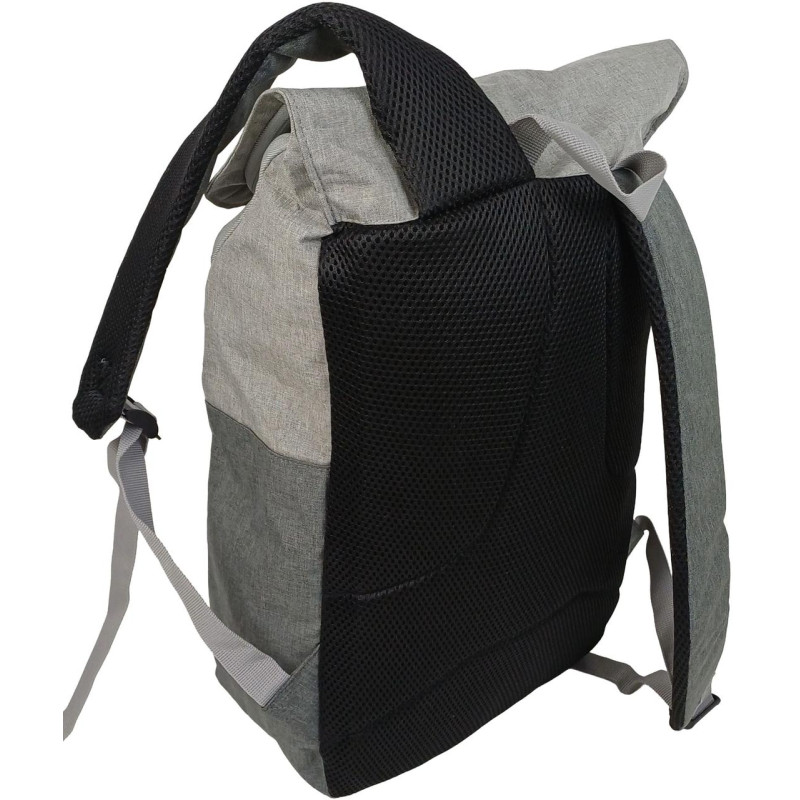 Легкий міський рюкзак 18L Live in style Nachhaltiger Rucksack сірий