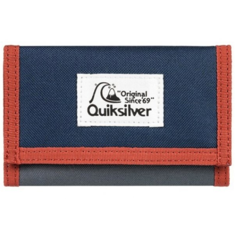 Текстильный кошелек Quiksilver The everydaily синий с серым