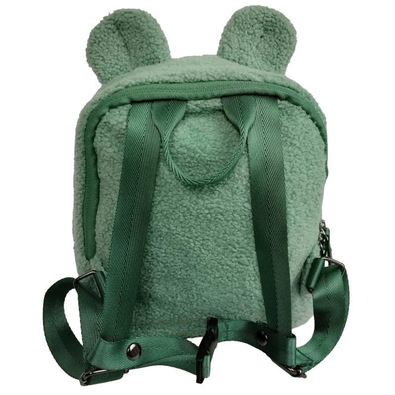 Маленький детский плюшевый рюкзак Тедди, Teddy-Rucksack зеленый