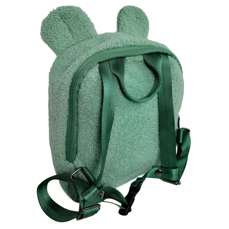 Маленький детский плюшевый рюкзак Тедди, Teddy-Rucksack зеленый