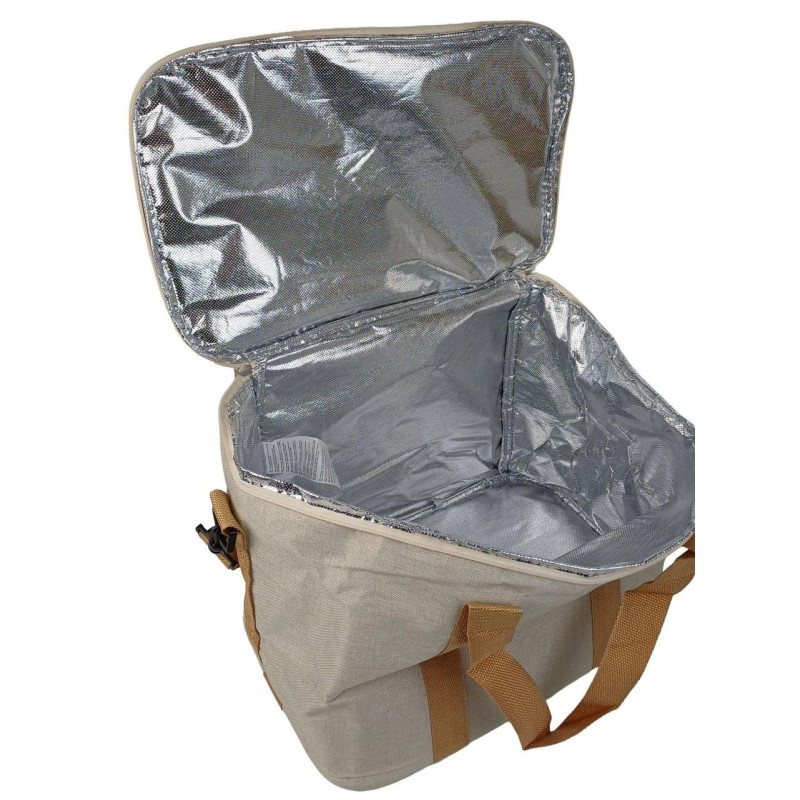 Легка термосумка, сумка-холодильник 30 л Cooling Cooler Bag, бежева