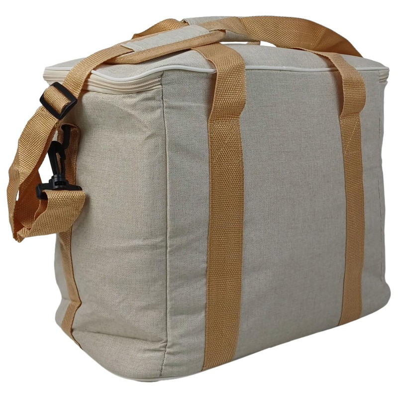 Легка термосумка, сумка-холодильник 30 л Cooling Cooler Bag, бежева