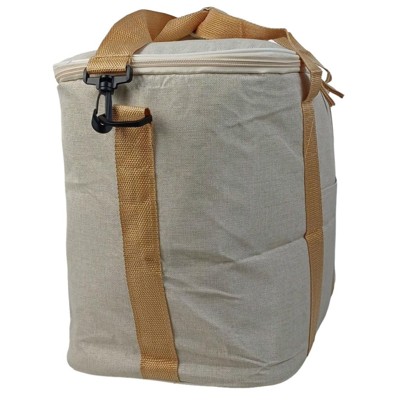 Легка термосумка, сумка-холодильник 30 л Cooling Cooler Bag, бежева