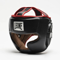 Боксерський шолом Leone CS426 FULL COVER Black M