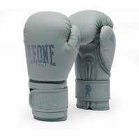 Боксерські рукавиці Leone GN059 STRIKER Grey, 10 унцій, PU, FLEX PU, Сірий