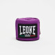 Бинти для боксу Leone AB705 Purple, Комплект: 2 шт. з футляром, Довжина 3.5 м, Бавовна, Нейлон, Еластан, Фіолетовий