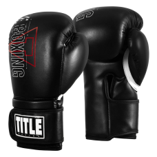 Боксерські рукавиці TITLE DYNAMIC STRIKE HEAVY BAG GLOVES Black 12 oz