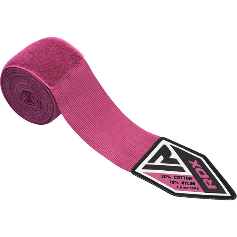 Бинти для боксу RDX WX Professional Boxing Hand Wraps Pink (4.5м.)
