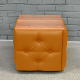 Пуф-трансформер 5в1 Остін-1 зі столиком екошкіра рижий/горіх екко 4-4-9003