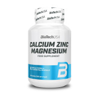Магній, Calcium Zinc Magnesium, BioTech, 100 таблеток
