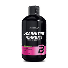 L-карнітин, L-Carnitine 35 000 + Chrome, BioTech, 500 мл (Апельсин)