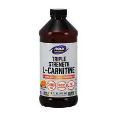L-карнитин, L-Carnitine Liquid 3000 mg, NOW, 473 мл (Цитрус)