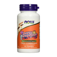 Добавка для здоровья, Kids Berry Dophilus, NOW, 60 жевательных таблеток