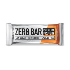 Протеїновий батончик, Zero Bar, BioTech, 50 г (Шоколад з карамеллю)