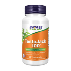 Добавка для здоровья, Testo Jack 100, NOW, 60 капсул