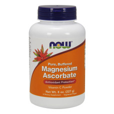 Магний, Magnesium Ascorbate, NOW, 227 г