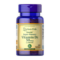 Вітаміни, Vitamin D3 50 mcg (2000 IU), Puritan's Pride, 100 капсул