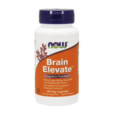 Добавка для здоровья, Brain Elevate, NOW, 60 капсул