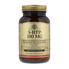 Добавка для здоров'я, 5-HTP 100 mg, Solgar, 90 капсул