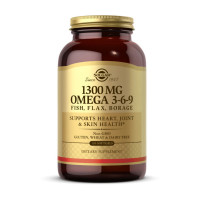 Омега-3, Omega 3-6-9 1300 mg, Solgar, 120 капсул