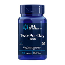 Витамины и минералы, Two-Per-Day Tablets, Life Extension, 60 таблеток