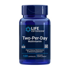 Витамины и минералы, Two-Per-Day Capsules, Life Extension, 120 капсул