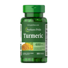 Добавка для здоровья, Turmeric 400 mg, Puritan's Pride, 100 капсул