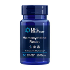 Витамины и минералы, Homocysteine Resist, Life Extension, 60 капсул