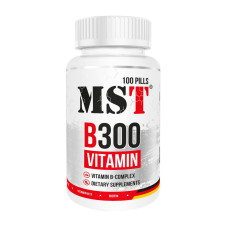 Витамины, B300 Vitamin, MST, 100 таблеток
