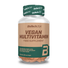 Мультивітаміни, Vegan Multivitamin, BioTech, 60 таблеток