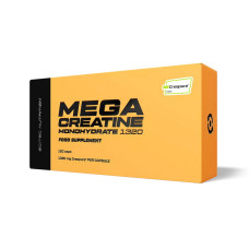 Креатин, Mega Creatine Monohydrate 1320, Scitec Nutrition, 120 капсул