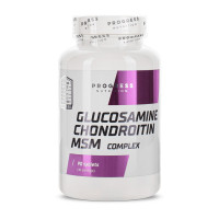 Для суставов и связок, Glucosamine Chondroitin MSM Complex, Progress Nutrition, 90 таблеток