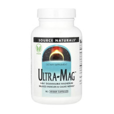 Витамины и минералы, Ultra-Mag, Source Naturals, 90 капсул
