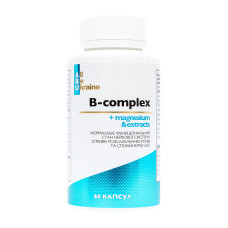 Витамины и минералы, B-Complex, ABU, 60 капсул