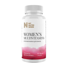 Мультивітаміни, Women's Multivitamins, My Nutri Week, 90 капсул