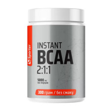 BCAA, Instant BCAA 2:1:1, Sporter, 300 г (Без вкуса)