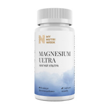Магній, Magnesium Ultra, My Nutri Week, 60 капсул