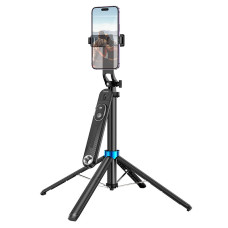 Селфі-трипод HOCO K22 Handy aluminum alloy anti-shake live broadcast holder (175cm) Black